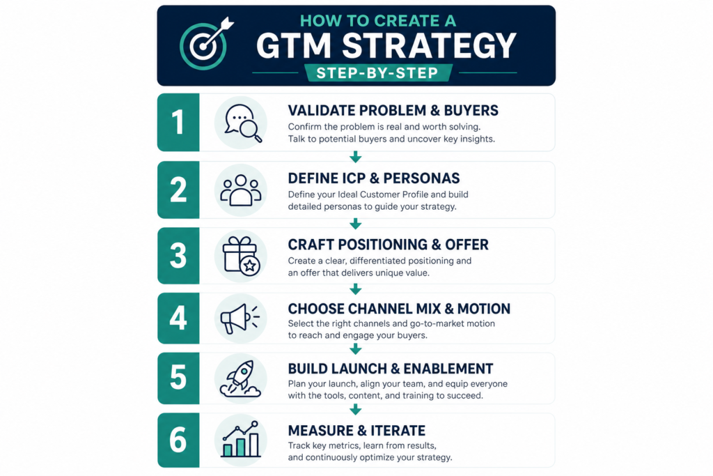 How to Create a GTM Strategy Step-by-Step